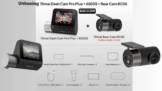 Xiaomi 70mai 2.1K Ultra HD Car Dash Cam Pro Plus+ A500S with 1080P Rear Cam Set | Unboxing and Setup