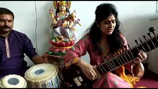 Razakhani gat of raga Puriya Dhanashri on Sitar.