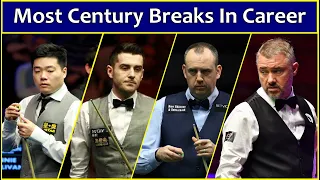 Snooker Players With Most Century Breaks! 2022