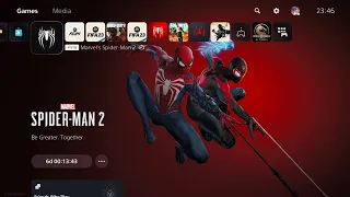 Marvel’s Spider-Man 2 PS5 menu theme