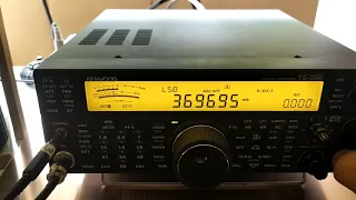 Kenwood TS-590SG with low noise floor on the 80m Morning Nets