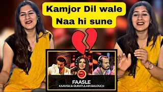 Pahadi girl reaction on Coke Studio Season 10♥️|Faasle| Kaavish & Quratulain Balouch