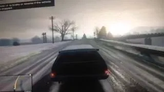 Gta 5 Easter Egg(Prolouge Mission) Alien under Ice