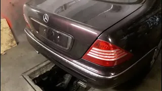 Mercedes-Benz W220 замена стандартного выпуска на AMG пакет