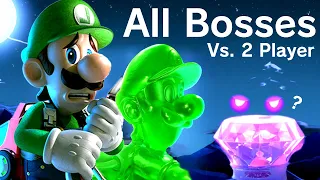 Luigi's Mansion 3 - All Bosses + Secret Boss (2 Player Co-Op)