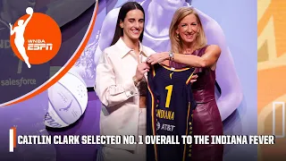 🚨 CAITLIN CLARK SELECTED NO. 1 OVERALL BY THE INDIANA FEVER 🚨 | WNBA Draft