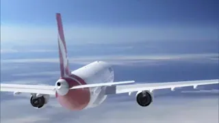 Qantas Flight 72 - Landing Animation
