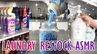 1 Hour Laundry ⏰🫧Restock and Refill Organizing ASMR 🧼🍶TikTok Compilation 🥃 No Music