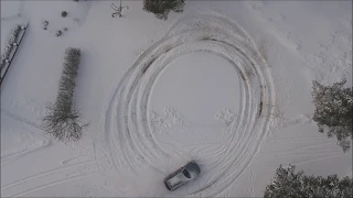 BMW X3 30d Snow drifting!