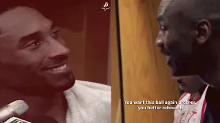 MICHAEL JORDAN & KOBE BRYANT TRASH EACH OTHER IN THE  1998 ALL STAR GAME LOCKER ROOM