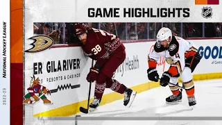 Ducks @ Coyotes 4/8 | NHL Highlights 2023