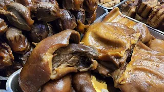 Marinated#GooseBreast Yummy#PigBelly #PigEars #Cuttlefish #Egg #HongkongStreetFood #ASMR  #BeefTripe
