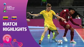 Lithuania v Venezuela | FIFA Futsal World Cup 2021 | Match Highlights