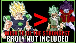 Why Broly Wasn't Included in 'Strongest in Universe' Wish Revealed