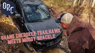 Can a Jeep Grand Cherokee TrailHawk Conquer Muddy Shackle at AOAA Trails with Off Road Consulting?