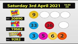 NLCB Online Draws   Saturday 3rd April, 2021