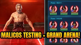 Malicos Testing With Lord Vader + Grand Arena!