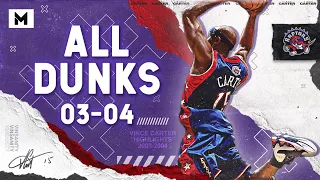 Vince Carter ALL DUNKS From 2003-04 NBA Season!