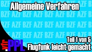 vfr.PPL - Flugfunk leicht gemacht - Teil 1/5