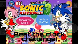 DJay 95 Plays: Sonic Advance 3 Beat The Clock Part 4 (Toy Kingdom)