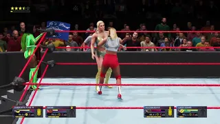 WWE 2K20 RAW LACEY EVANS & PEYTON ROYCE VS NAOMI & CHARLOTTE FLAIR