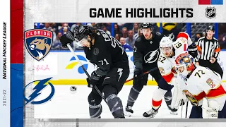 Panthers @ Lightning 11/13/21 | NHL Highlights