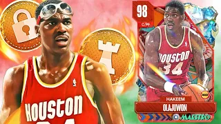 Galaxy Opal Hakeem Olajuwon Is The Best Center In This NBA 2K24 MyTeam Gameplay!!!