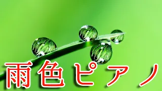 《雨色ピアノ》【自律神経を整える音楽】静かな雨音に合うしっとり優しいピアノ曲たち～心が落ち着く、疲労回復、睡眠