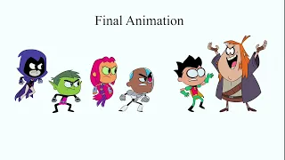 Teen Titans Go Intro Animation (Traditional Hand drawn)