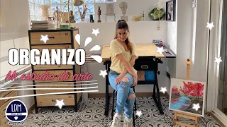 DECORANDO MI HABITACION PARTE 4🖌📒Organizando estudio de arte!