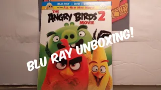 THE ANGRY BIRDS 2 MOVIE Blu Ray + DVD + Digital Code  *UNBOXING"