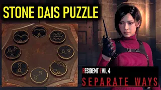 Stone Dais Puzzle | Separate Ways: Chapter 2 | Resident Evil 4 DLC (RE4)