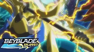 BEYBLADE BURST Episódio 48: Semifinais! Giro Contra Velocidade!