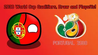 2038 FIFA Portugal World Cup Qualifiers, Draw + Playoffs in Countryballs - Simulation!