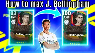 Max rating of J. BELLINGHAM ! How to train! How to upgrade j. bellingham in efootball 2024#pes