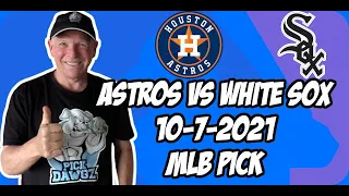 ALDS Game 1 Pick Houston Astros vs Chicago White Sox 10/7/21 MLB Betting Pick and Prediction