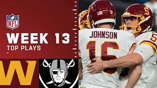 Washington Top Plays from Week 13 vs. Raiders | Washington Football Team