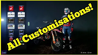 Monster Energy Supercross 3 All Rider & Bike Customizations