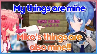 "My things are mine and Miko's things are also mine!" Hoshimachi Suisei【Hololive | Eng Sub】