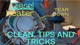 Diesel Heater, chinese, How To Tear down, Clean, Tips and tricks