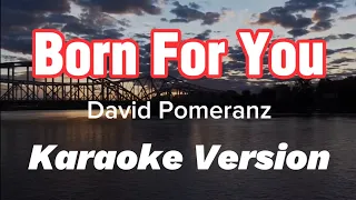 BORN FOR YOU | DAVID POMERANZ | KARAOKE VERSION