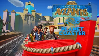 Journey To Atlantis | Off-Ride Views - SeaWorld Orlando (Planet Coaster