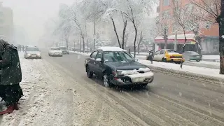 Snowfall Kabul City 2023 | Kabul Afghanistan | Kabul City