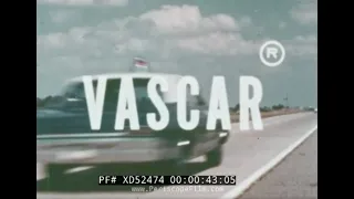 " VASCAR " INDIANA STATE POLICE    VASCAR DEVICE FOR RECORDING VEHICLE SPEEDS   1966 FILM   XD52474