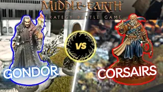 Gondor vs Corsairs Battle Report - Middle Earth Strategy Battle Game | MESBG