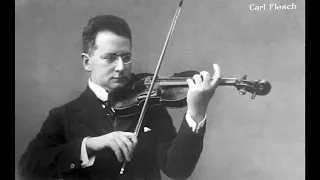 Carl Flesch (violin) - Ave Maria (Schubert-Wilhelmj) (1924)