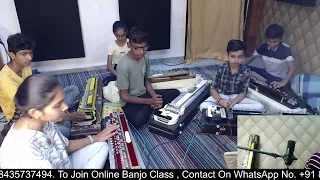 SSS Offline Banjo Class | Laykari Riyaj on Banjo With Palta | Surbhi Swar Sangam