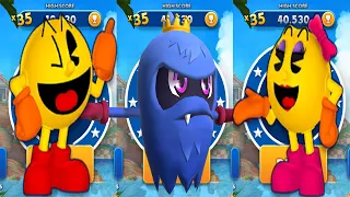 Sonic Dash Racing Game: Pac-Man vs Ms. Pac-Man vs Bash Boss Battle All Characters Unlocked Gameplay