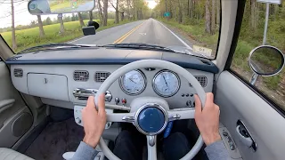 1991 Nissan Figaro - POV Test Drive by Tedward (Binaural Audio)