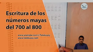 Números mayas del 700 al 800